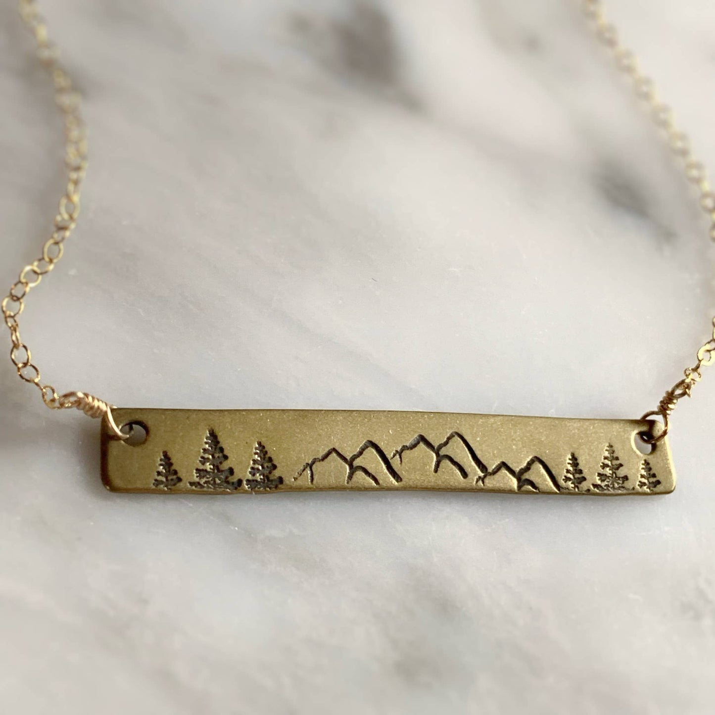 Mountain Bar Necklace